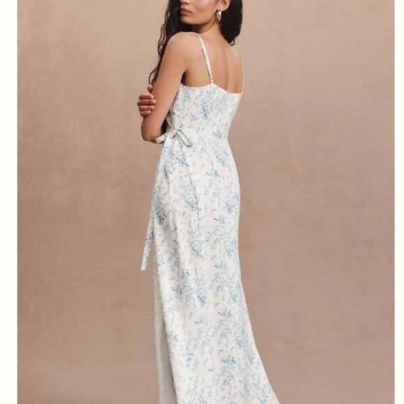 BHLDN Sachin & Babi Hazel V-Neck Maxi Wrap Dress - Picture 2 of 10